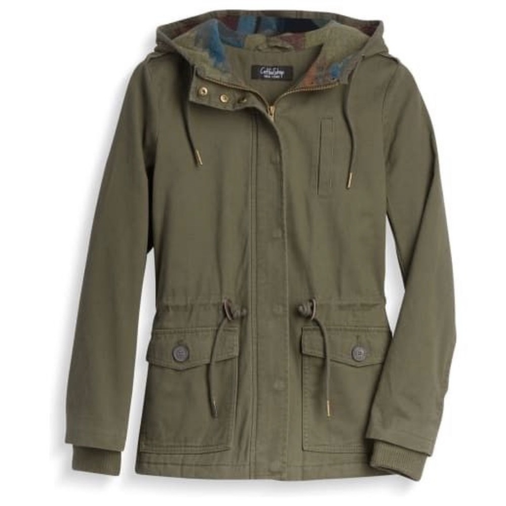 NWT CoffeeShop Krita Olive Jacket S
